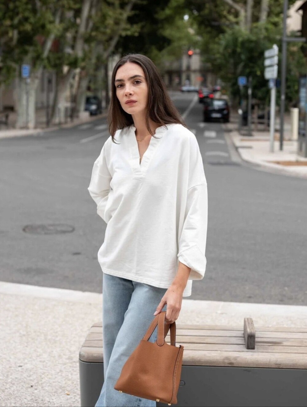 Mersea Frenchie Amelia Cuff Top
